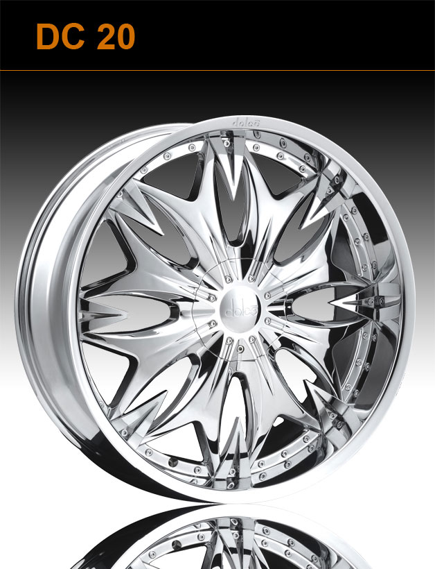 Dolce Wheels, Chrome Rims DOLCE DC20 Dolce Wheels, Chrome Rims DOLCE DC20